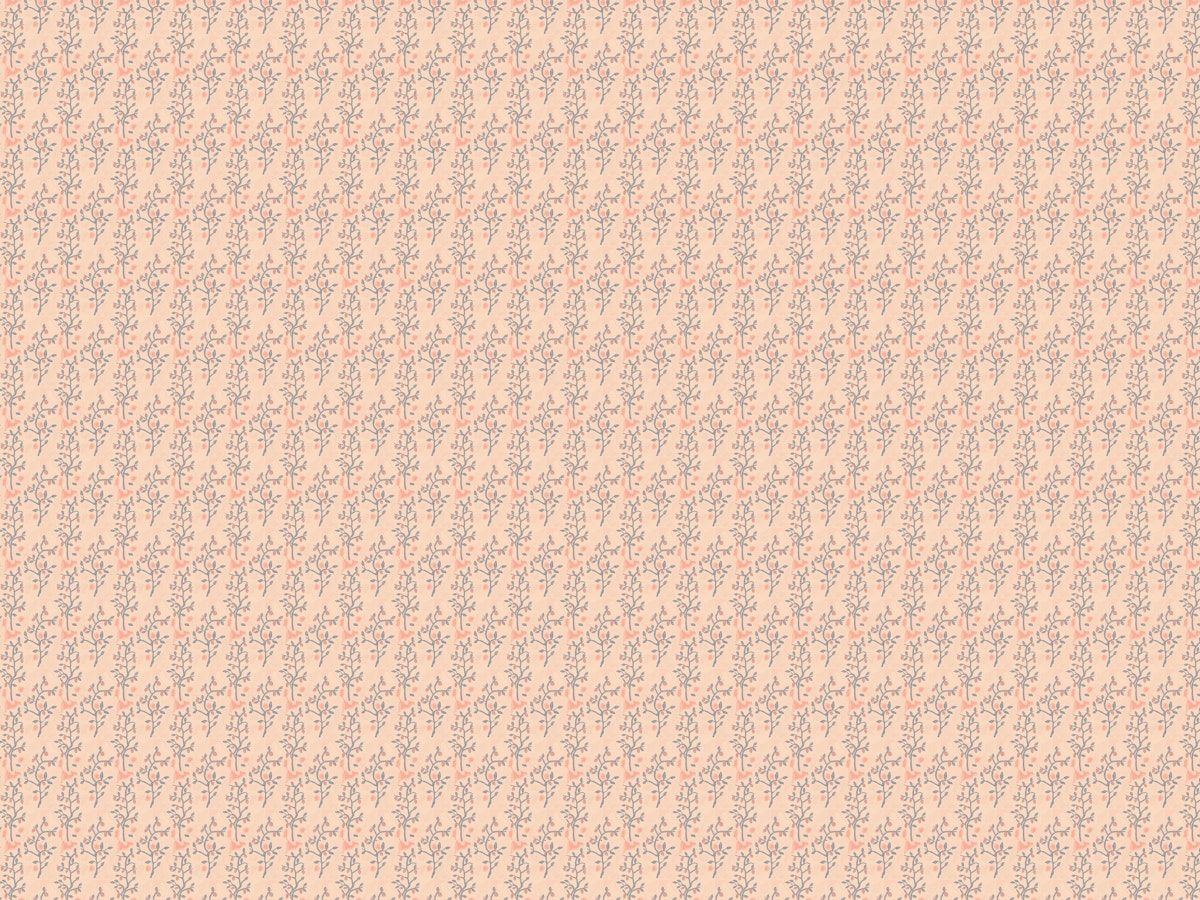 Blooming Mosaic Bliss - peach Murale papier peint | Happywall - Peel and Stick