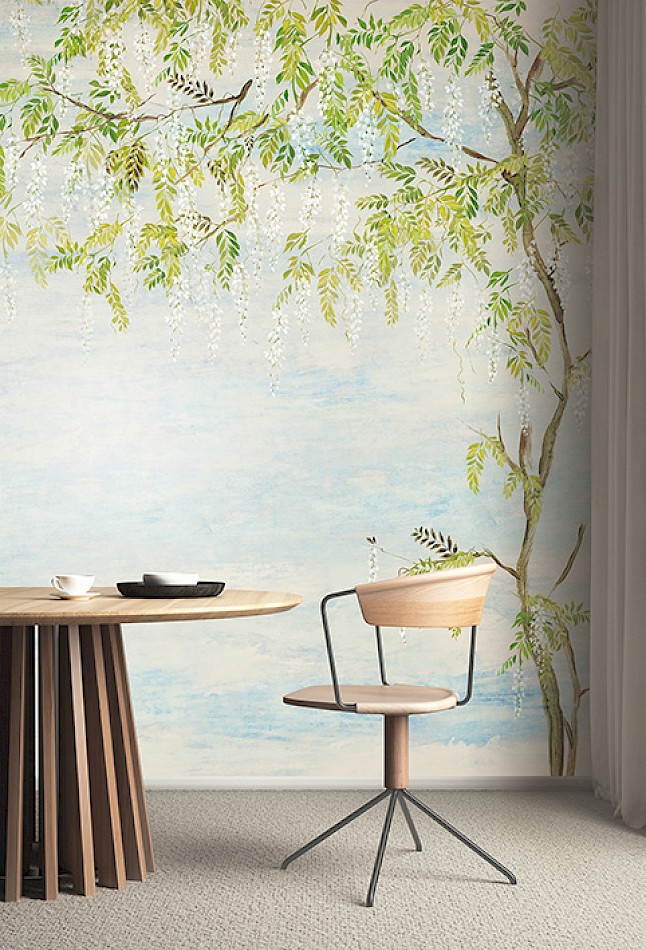 Papier peint Panoramiques Patio Spring
