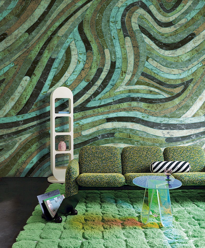 Wallpaper Panoramics Serpentine Verde