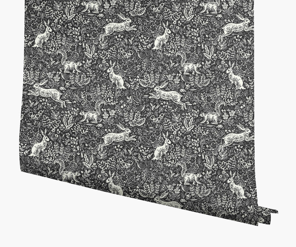 Fable Papier peint - Black & White