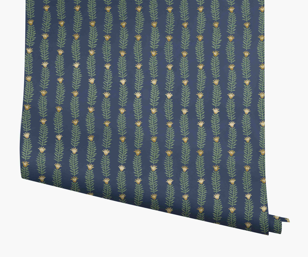 Eden Papier peint - Navy