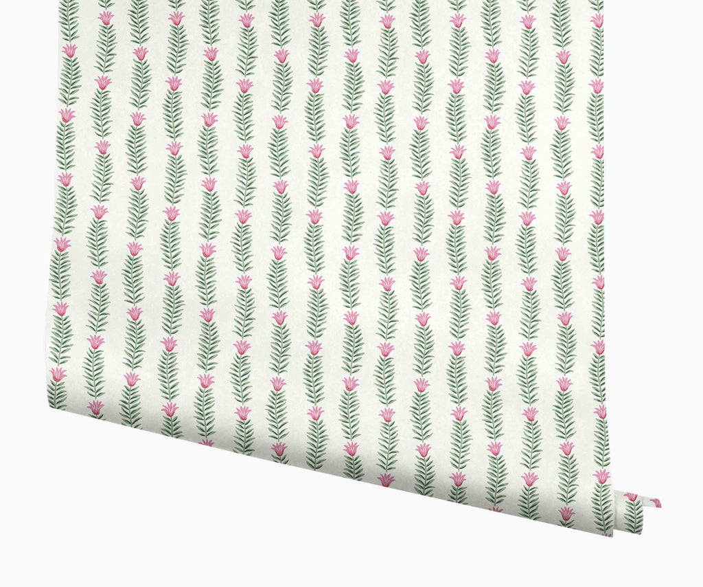 Eden Papier peint - White