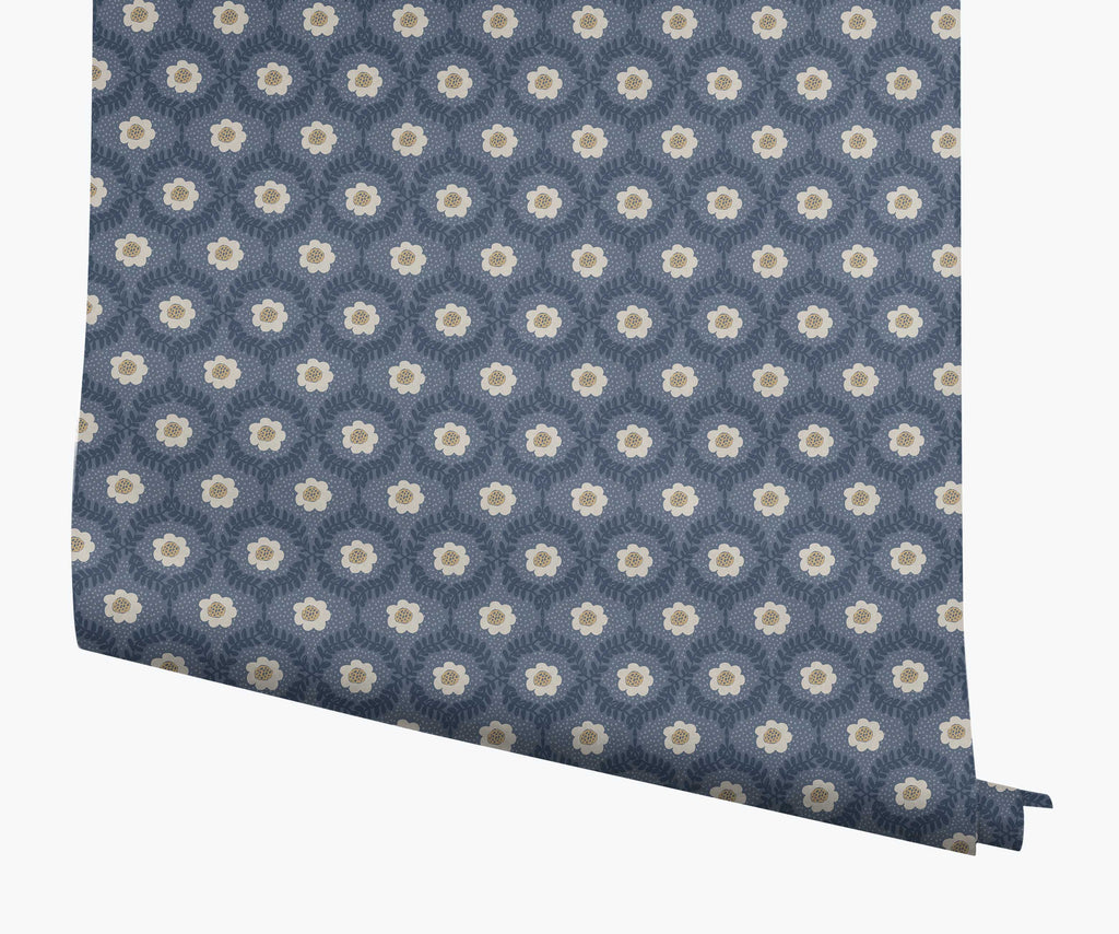 Emma Papier peint - Navy