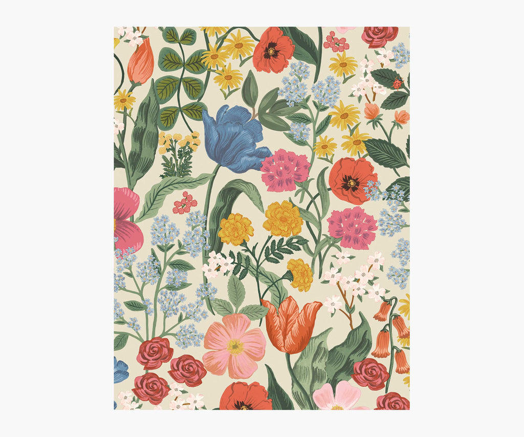 Blossom Papier peint Sample - Cream