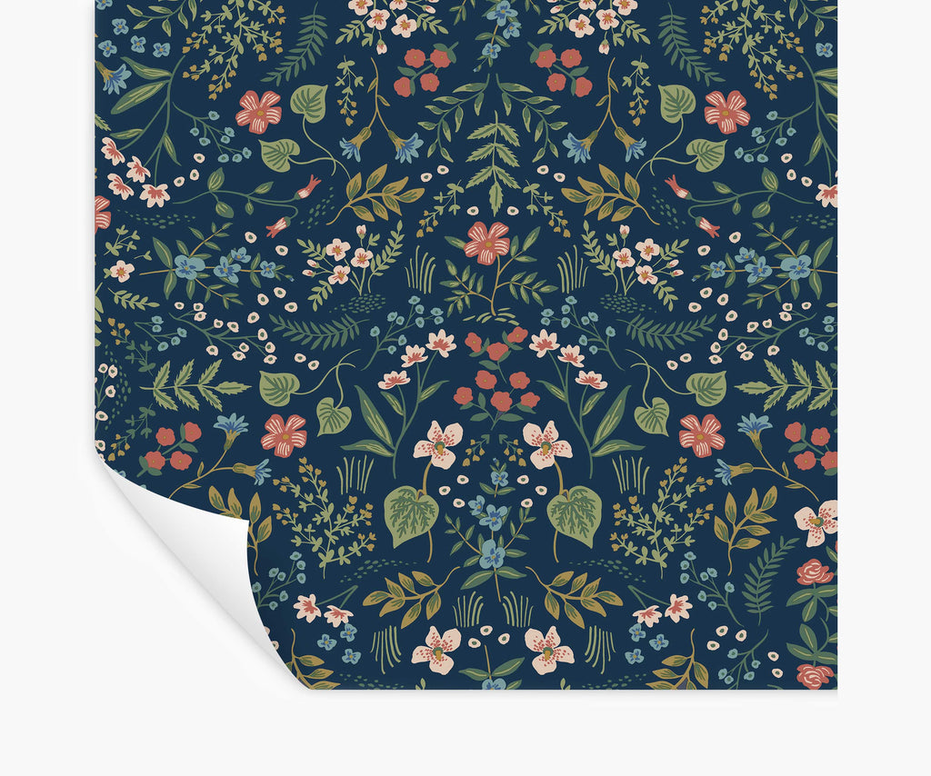Wildwood Peel & Stick Papier peint - Navy