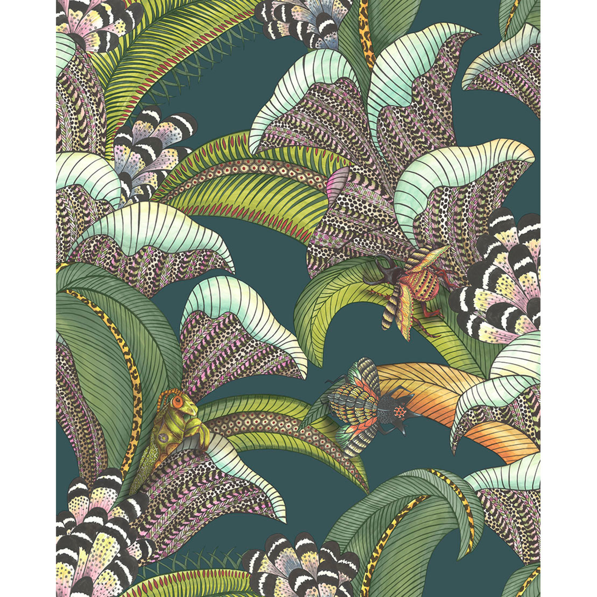 Hoopoe Leaves - Viridian