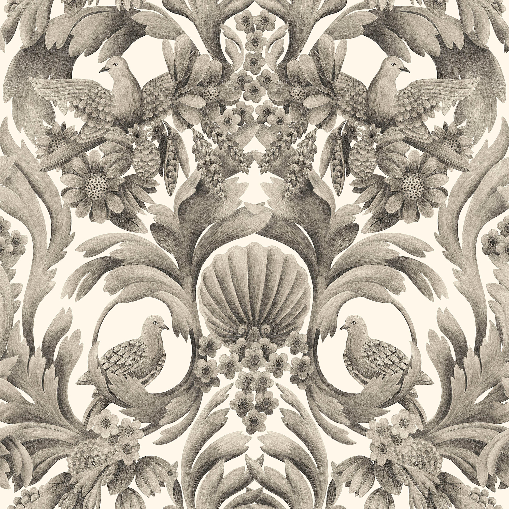 Gibbons Carving - Soot/Ston