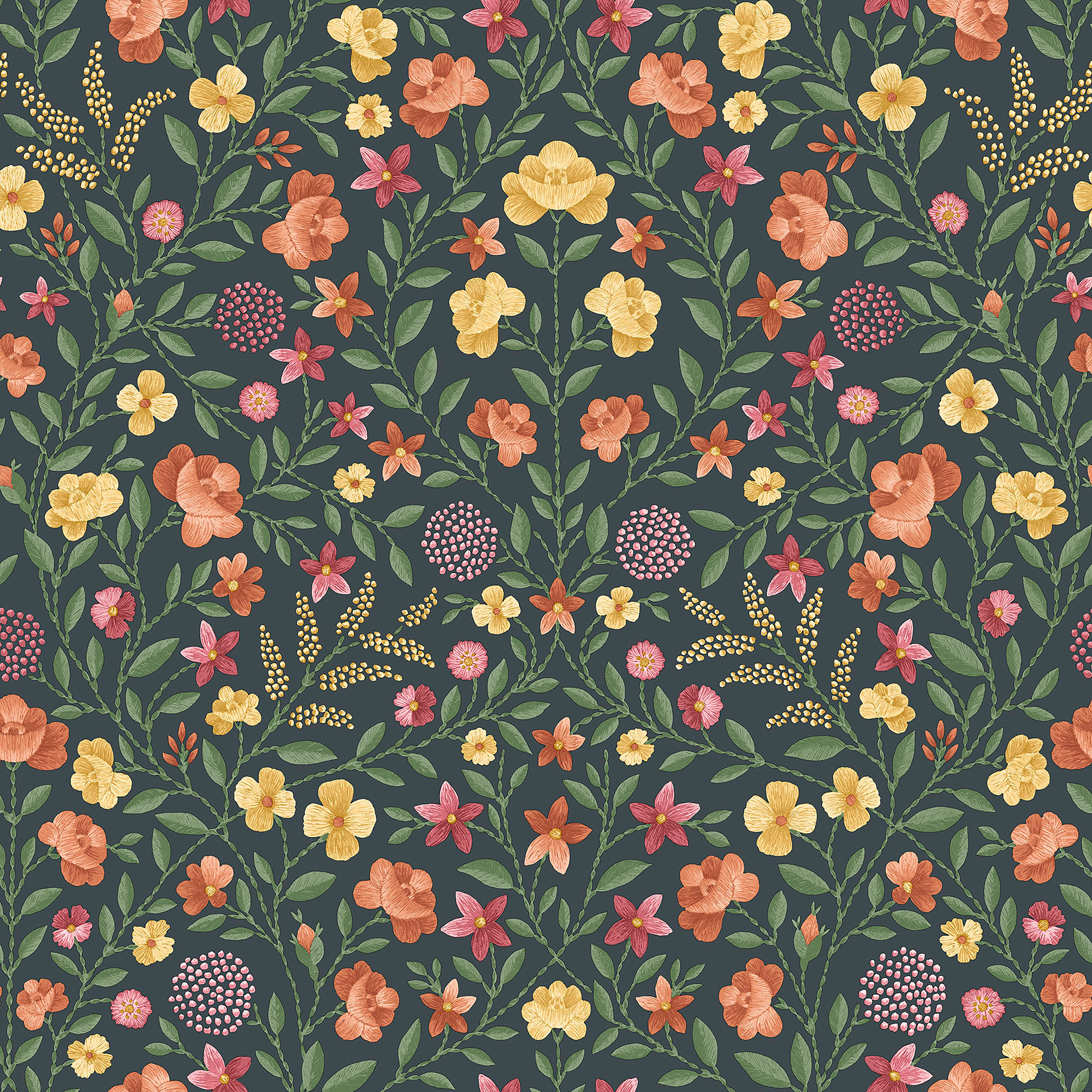 Court Embroidery - Marigold