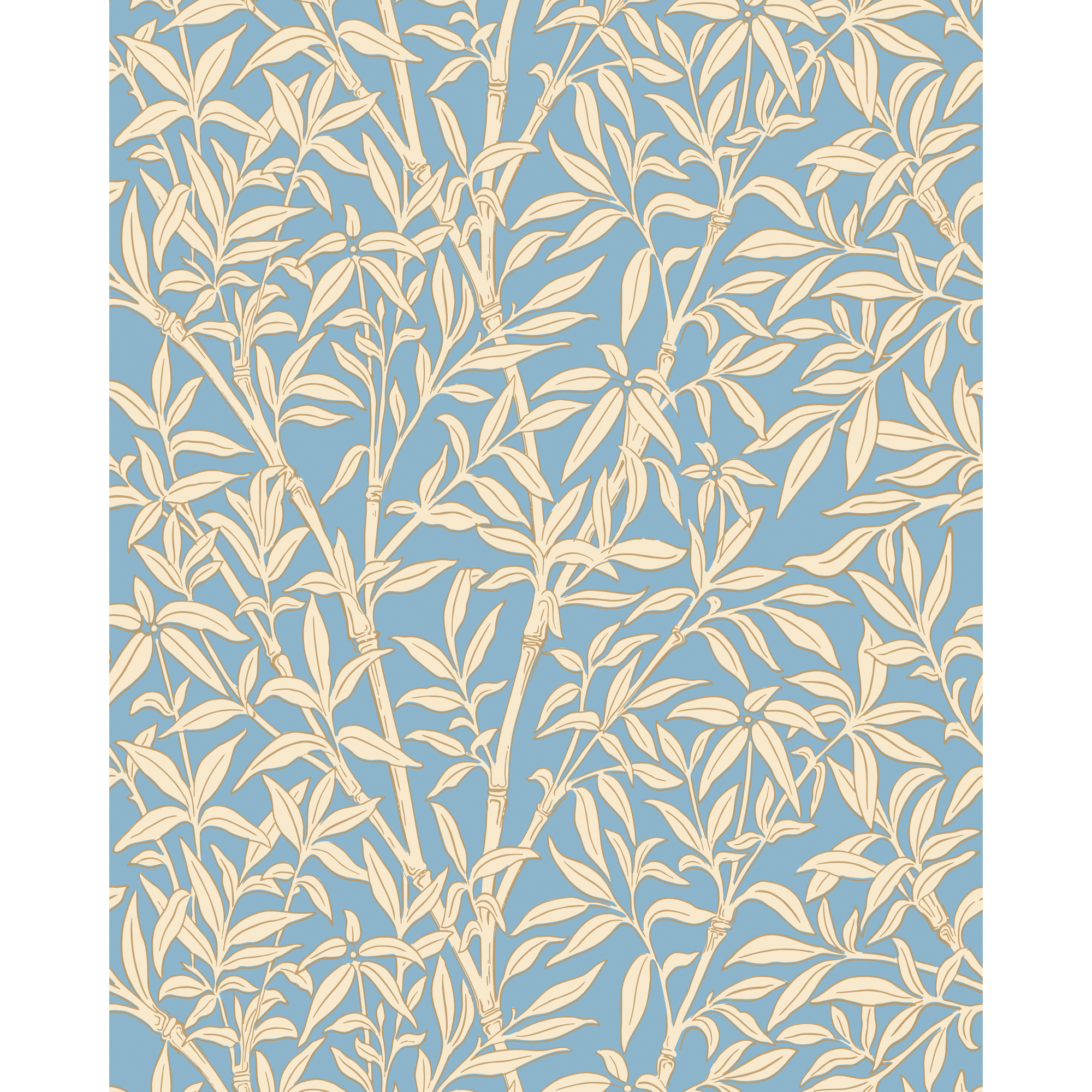 Bamboo Forest - Yellow/Blue