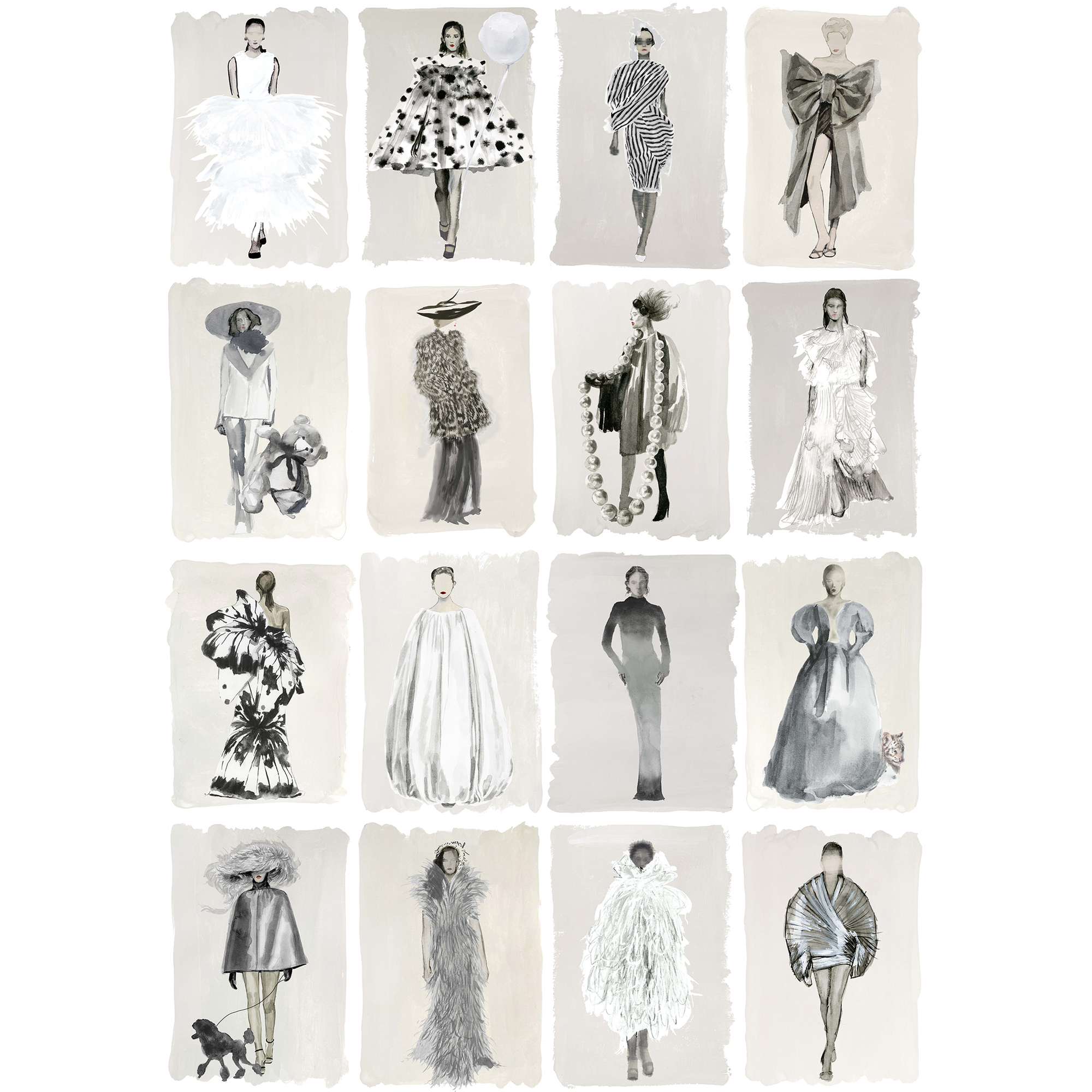 Couture Carousel - Monochrome