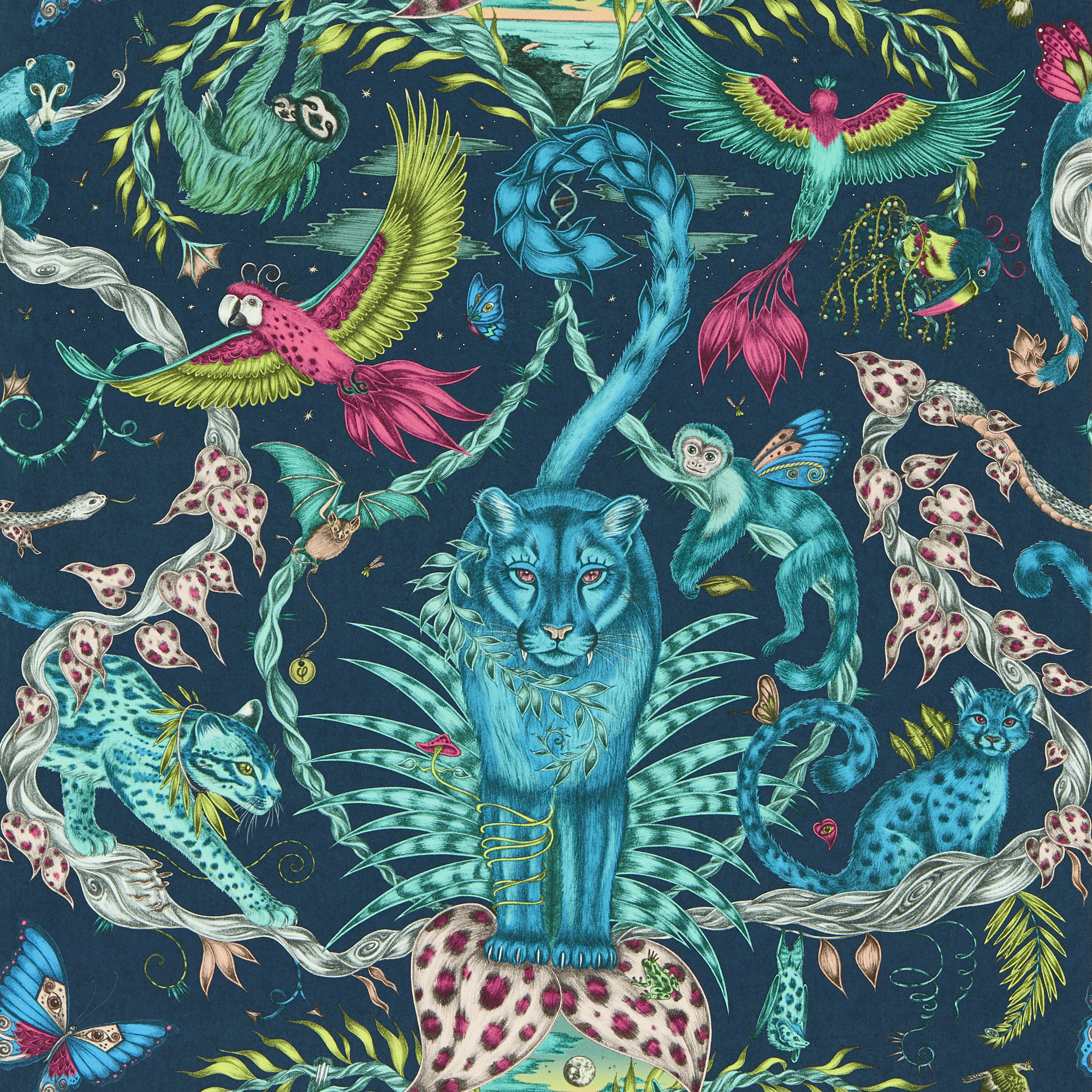 Bosque Dreams - Navy Wp