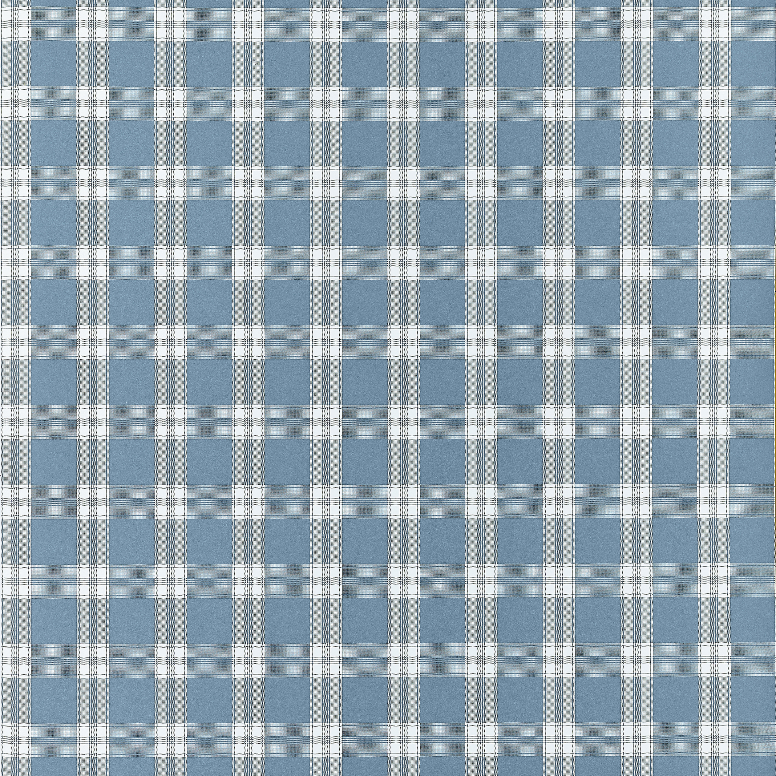 PAYTON CHECK Wallpaper - Blue