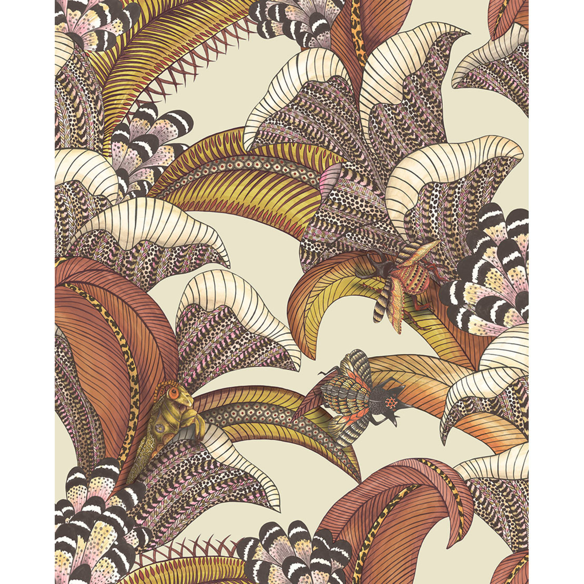 Hoopoe Leaves - Crimson