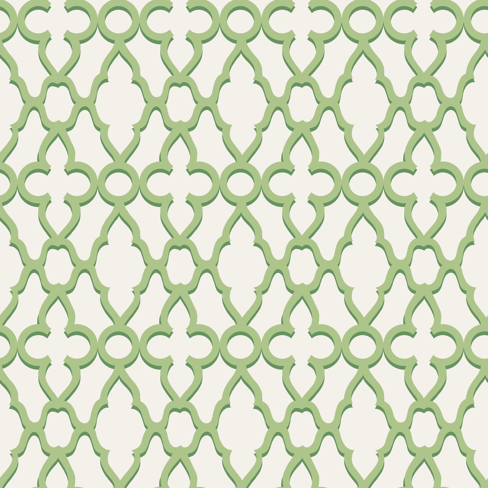 Treillage - Leaf Green/Chlk