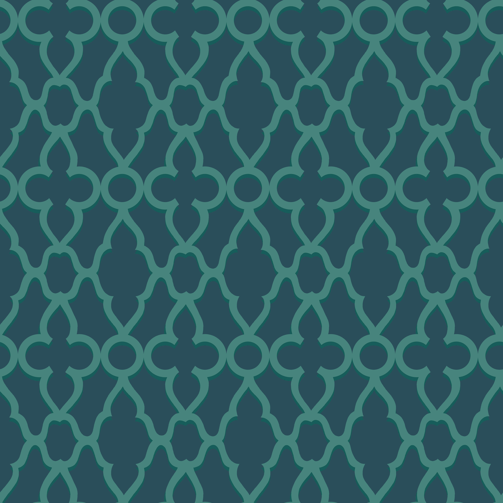 Treillage - Viridian/Ink