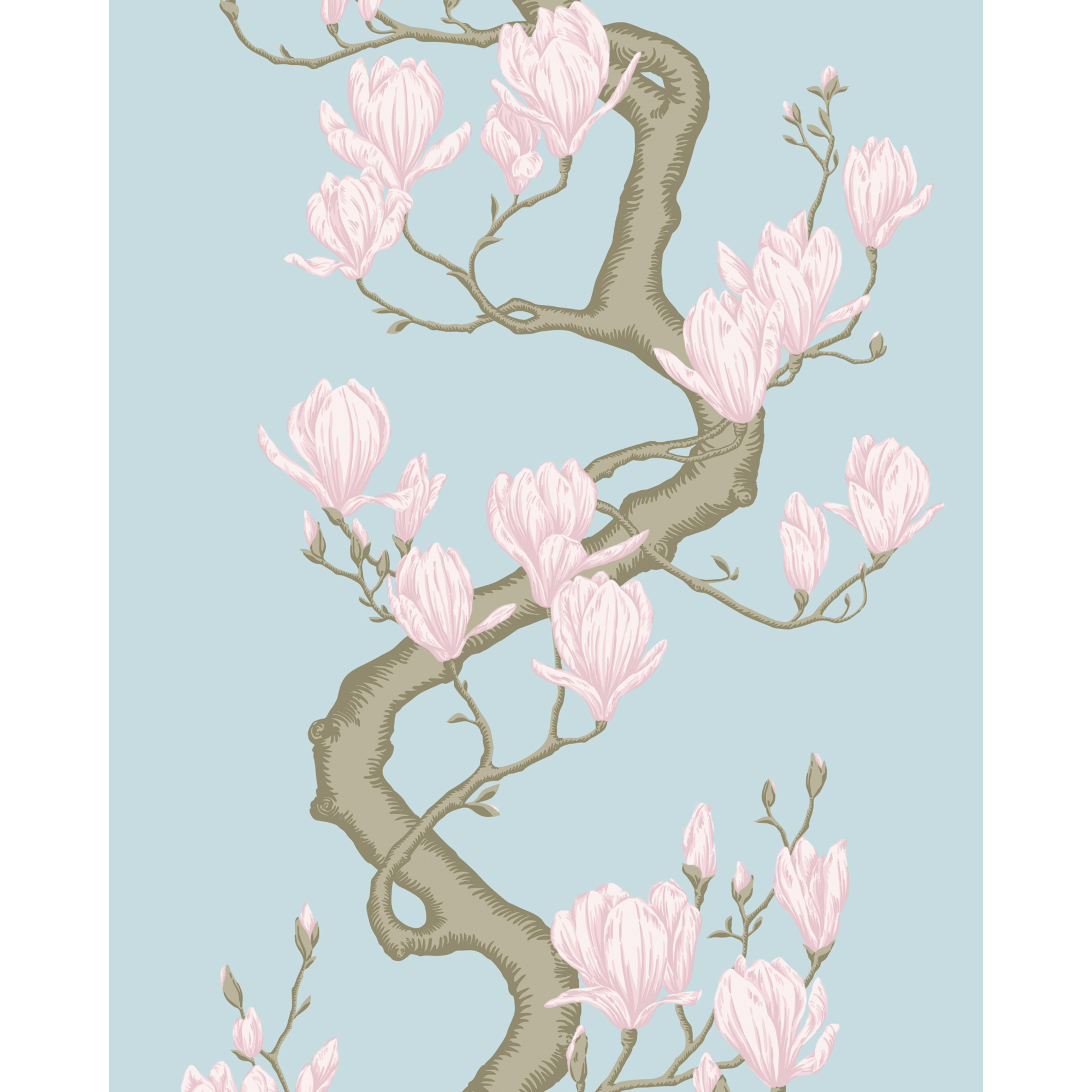 Magnolia Tree - Sky Blue