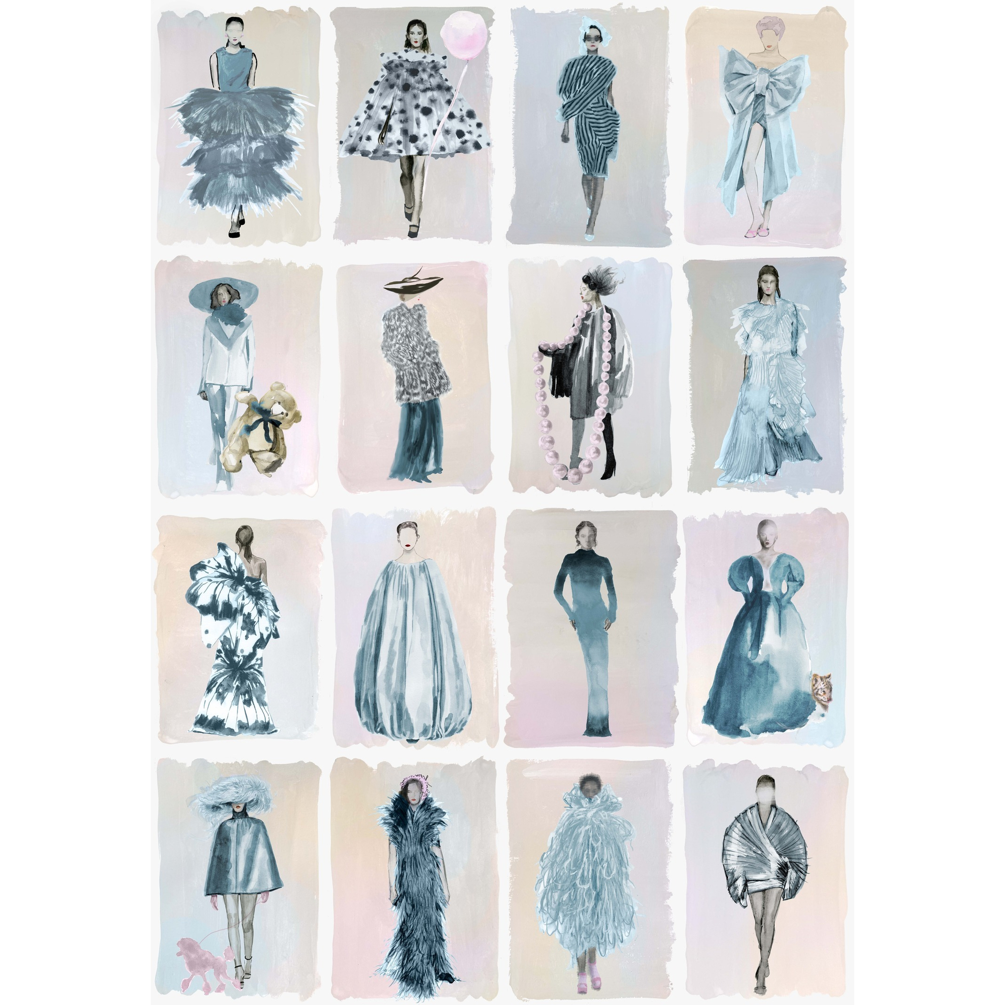 Couture Carousel - Blue