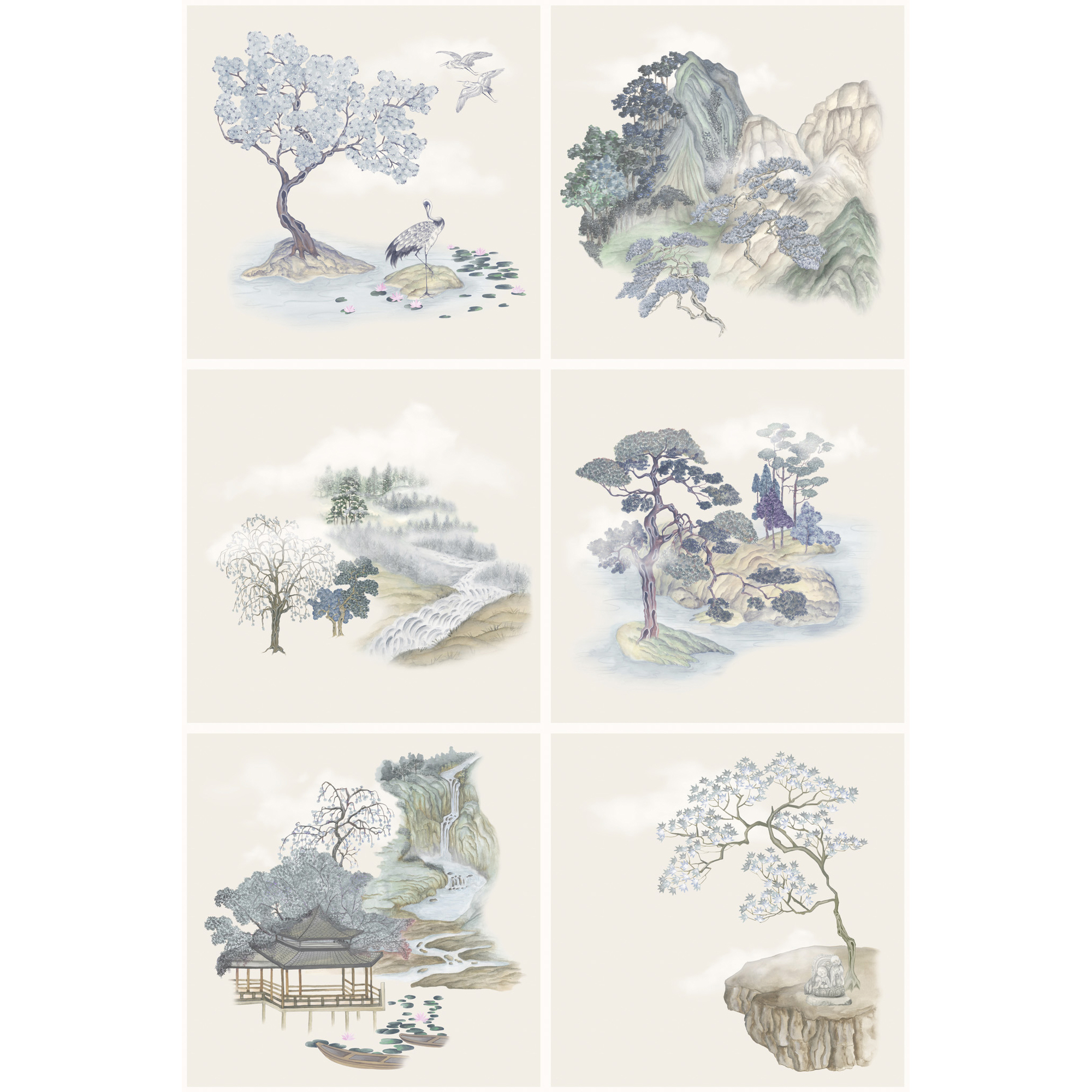 Tile Toile - Blue