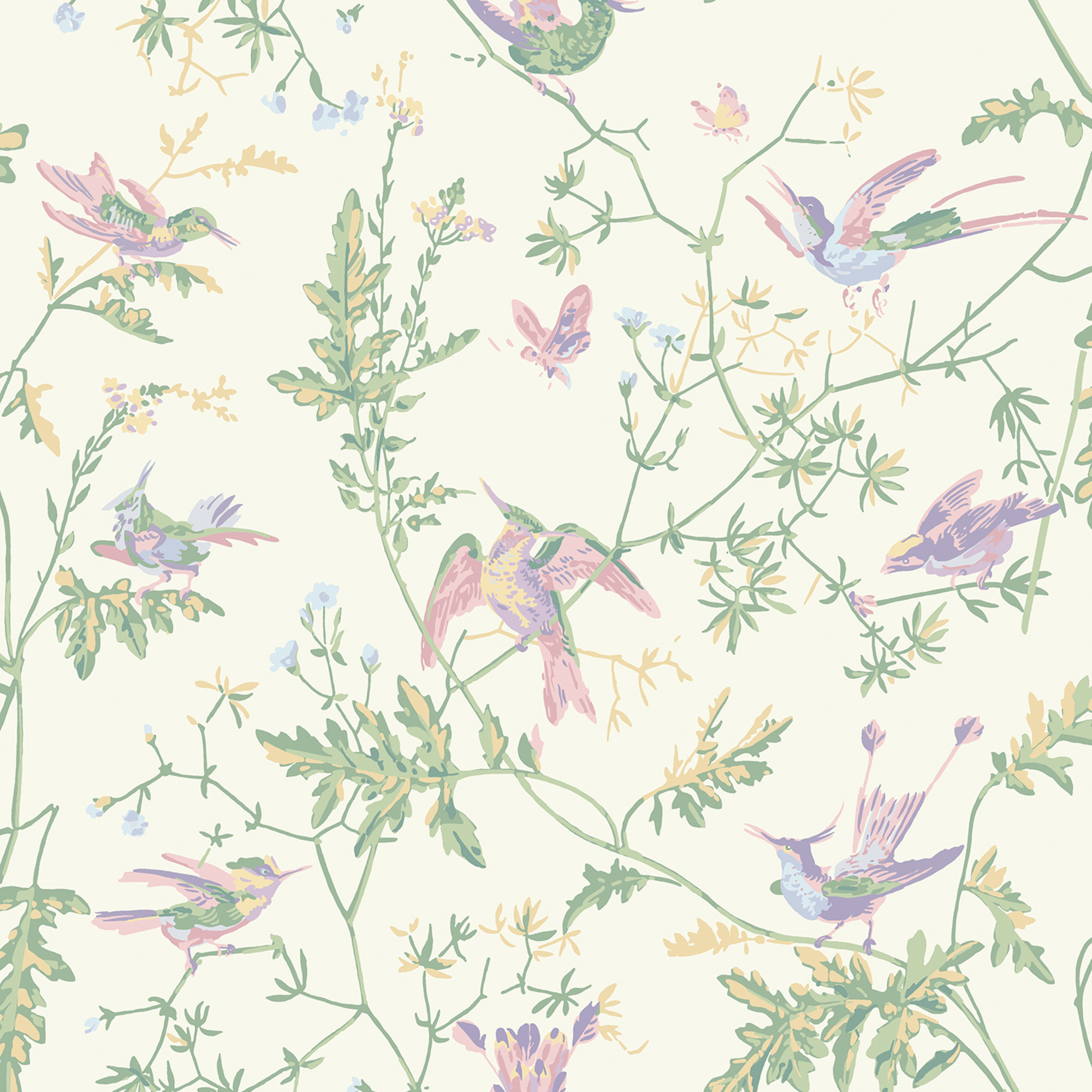 Hummingbirds - Blush Sage