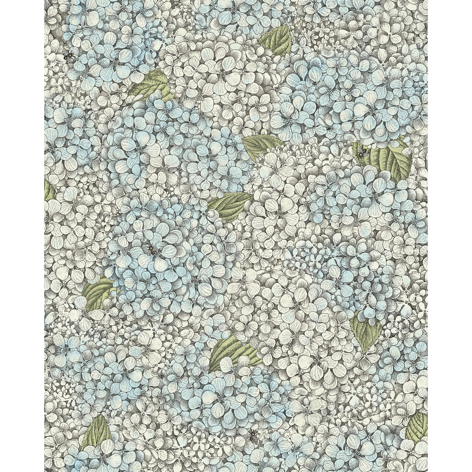Ortensia - Blue & Cream