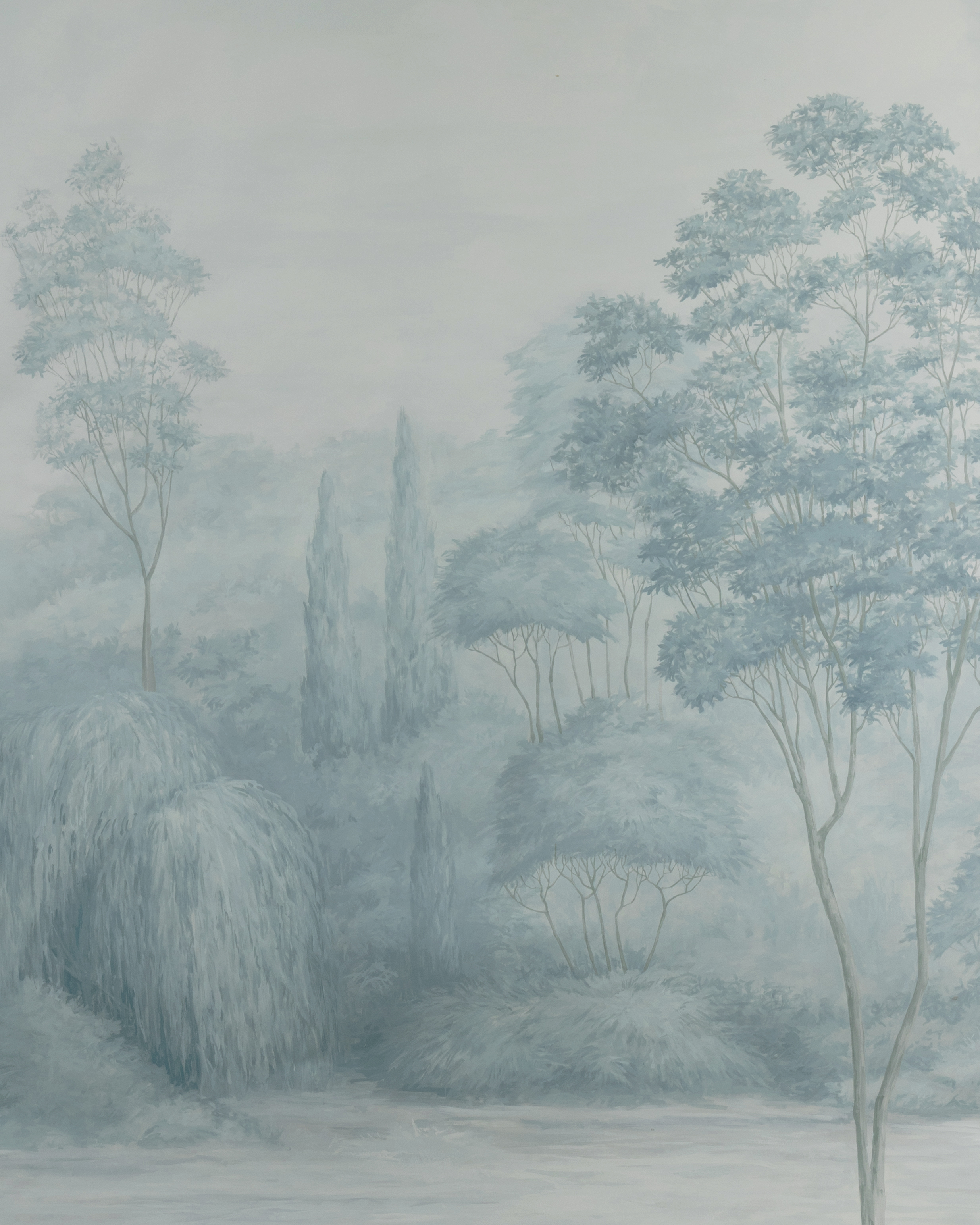 Arbres Murale - Blue